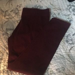 Aerie Maroon Leggings